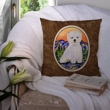 Load image into Gallery viewer, Westie Throw Pillow - 14x14 Decorative Pillow – Art for Your Home &amp; Patio
