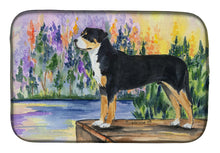 Load image into Gallery viewer, Greater Swiss Mountain Dog Dish Drying Mat – Absorbent, Artistic Kitchen Essentials SS8160DDM