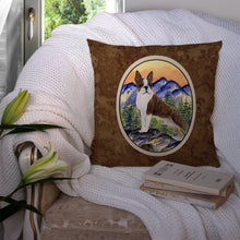 Load image into Gallery viewer, Boston Terrier Throw Pillow - 14x14 Decorative Pillow – Art for Your Home &amp; Patio