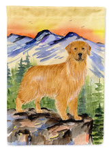 Load image into Gallery viewer, Golden Retriever Flag Canvas House Size