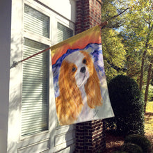 Load image into Gallery viewer, Cavalier Spaniel Flag Canvas House Size