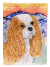 Load image into Gallery viewer, Cavalier Spaniel Flag Canvas House Size