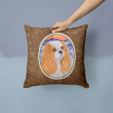 Load image into Gallery viewer, Cavalier Spaniel Throw Pillow - 14x14 Decorative Pillow – Art for Your Home &amp; Patio