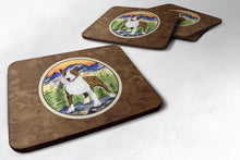 Load image into Gallery viewer, Bull Terrier Coasters - Set of 4 Lightweight Foam, Absorbent Drink Coasters