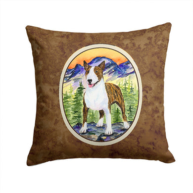 Bull Terrier Throw Pillow - 14x14 Decorative Pillow – Art for Your Home & Patio