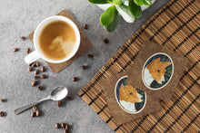 Load image into Gallery viewer, Basenji Coasters - Set of 4 Lightweight Foam, Absorbent Drink Coasters