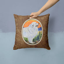 Load image into Gallery viewer, Great Pyrenees Throw Pillow - 14x14 Decorative Pillow – Art for Your Home &amp; Patio