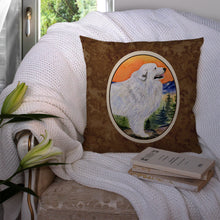 Load image into Gallery viewer, Great Pyrenees Throw Pillow - 14x14 Decorative Pillow – Art for Your Home &amp; Patio