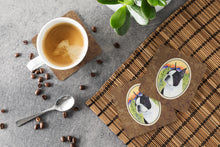 Load image into Gallery viewer, Boston Terrier Coasters - Set of 4 Lightweight Foam, Absorbent Drink Coasters