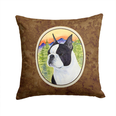Boston Terrier Throw Pillow - 14x14 Decorative Pillow – Art for Your Home & Patio