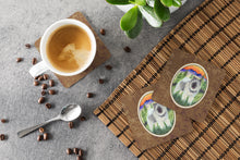 Load image into Gallery viewer, Keeshond Coasters - Set of 4 Lightweight Foam, Absorbent Drink Coasters