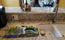 Load image into Gallery viewer, Basenji Dish Drying Mat – Absorbent, Artistic Kitchen Essentials SS8201DDM