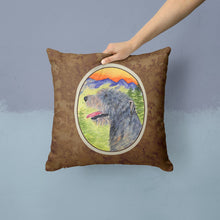 Load image into Gallery viewer, Irish Wolfhound Throw Pillow - 14x14 Decorative Pillow – Art for Your Home &amp; Patio