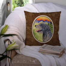 Load image into Gallery viewer, Irish Wolfhound Throw Pillow - 14x14 Decorative Pillow – Art for Your Home &amp; Patio
