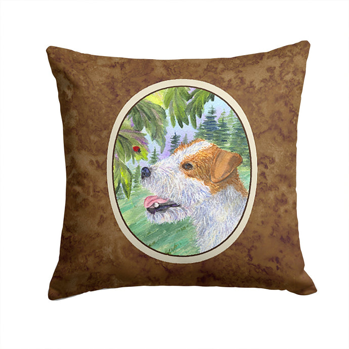 Jack Russell Terrier Throw Pillow - 14x14 Decorative Pillow – Art for Your Home & Patio