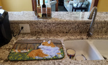 Load image into Gallery viewer, Corgi Dish Drying Mat – Absorbent, Artistic Kitchen Essentials SS8213DDM