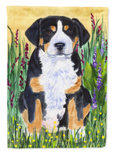 Load image into Gallery viewer, Greater Swiss Mountain Dog Flag Canvas House Size