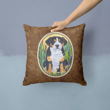 Load image into Gallery viewer, Greater Swiss Mountain Dog Throw Pillow - 14x14 Decorative Pillow – Art for Your Home &amp; Patio