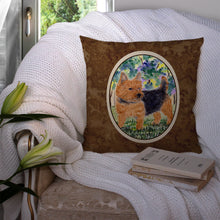 Load image into Gallery viewer, Norwich Terrier Throw Pillow - 14x14 Decorative Pillow – Art for Your Home &amp; Patio
