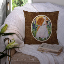 Load image into Gallery viewer, Welsh Springer Spaniel Throw Pillow - 14x14 Decorative Pillow – Art for Your Home &amp; Patio