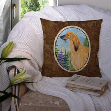 Load image into Gallery viewer, Afghan Hound Throw Pillow - 14x14 Decorative Pillow – Art for Your Home &amp; Patio