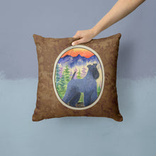 Load image into Gallery viewer, Kerry Blue Terrier Throw Pillow - 14x14 Decorative Pillow – Art for Your Home &amp; Patio