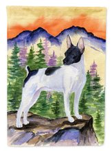 Load image into Gallery viewer, Rat Terrier Garden Flag – Decorative Outdoor Yard Flag