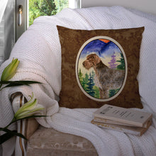 Load image into Gallery viewer, German Wirehaired Pointer Throw Pillow - 14x14 Decorative Pillow – Art for Your Home &amp; Patio