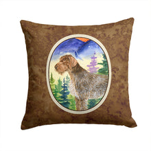 Load image into Gallery viewer, German Wirehaired Pointer Throw Pillow - 14x14 Decorative Pillow – Art for Your Home &amp; Patio