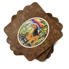 Load image into Gallery viewer, Lakeland Terrier Coasters - Set of 4 Lightweight Foam, Absorbent Drink Coasters