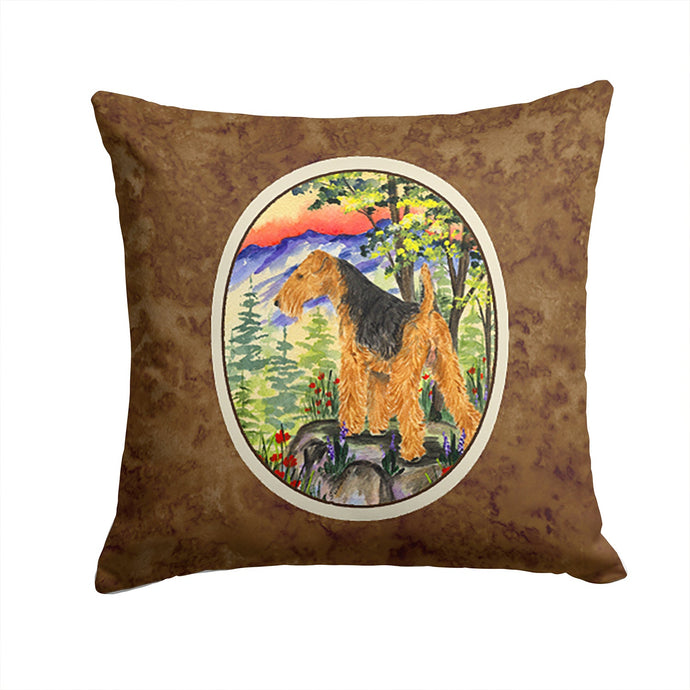 Welsh Terrier Throw Pillow - 14x14 Decorative Pillow – Art for Your Home & Patio