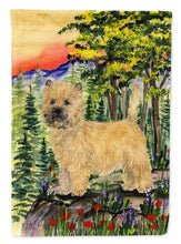 Load image into Gallery viewer, Cairn Terrier Flag Canvas House Size
