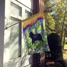 Load image into Gallery viewer, Schipperke Flag Canvas House Size