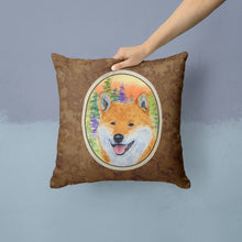 Load image into Gallery viewer, Shiba Inu Throw Pillow - 14x14 Decorative Pillow – Art for Your Home &amp; Patio