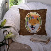 Load image into Gallery viewer, Shiba Inu Throw Pillow - 14x14 Decorative Pillow – Art for Your Home &amp; Patio