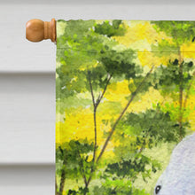 Load image into Gallery viewer, Great Pyrenees Flag Canvas House Size