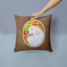 Load image into Gallery viewer, Great Pyrenees Throw Pillow - 14x14 Decorative Pillow – Art for Your Home &amp; Patio