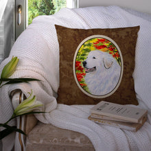Load image into Gallery viewer, Great Pyrenees Throw Pillow - 14x14 Decorative Pillow – Art for Your Home &amp; Patio