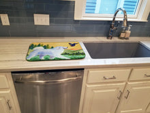 Load image into Gallery viewer, Great Pyrenees Dish Drying Mat – Absorbent, Artistic Kitchen Essentials SS8241DDM