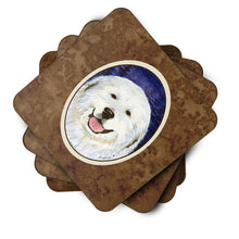 Load image into Gallery viewer, Great Pyrenees Coasters - Set of 4 Lightweight Foam, Absorbent Drink Coasters