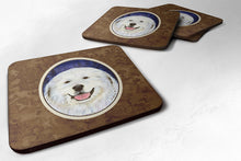 Load image into Gallery viewer, Great Pyrenees Coasters - Set of 4 Lightweight Foam, Absorbent Drink Coasters