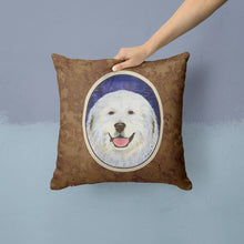Load image into Gallery viewer, Great Pyrenees Throw Pillow - 14x14 Decorative Pillow – Art for Your Home &amp; Patio
