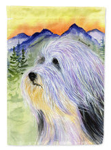 Load image into Gallery viewer, Bearded Collie Flag Canvas House Size