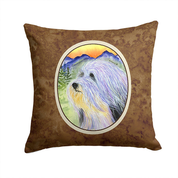 Bearded Collie Throw Pillow - 14x14 Decorative Pillow – Art for Your Home & Patio