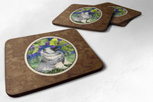 Load image into Gallery viewer, Keeshond Coasters - Set of 4 Lightweight Foam, Absorbent Drink Coasters