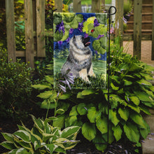 Load image into Gallery viewer, Keeshond Garden Flag – Decorative Outdoor Yard Flag
