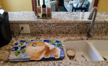 Load image into Gallery viewer, Pomeranian Dish Drying Mat – Absorbent, Artistic Kitchen Essentials SS8251DDM