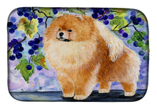 Load image into Gallery viewer, Pomeranian Dish Drying Mat – Absorbent, Artistic Kitchen Essentials SS8251DDM