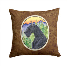 Load image into Gallery viewer, Schnauzer Throw Pillow - 14x14 Decorative Pillow – Art for Your Home &amp; Patio