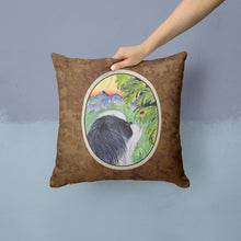 Load image into Gallery viewer, Japanese Chin Throw Pillow - 14x14 Decorative Pillow – Art for Your Home &amp; Patio